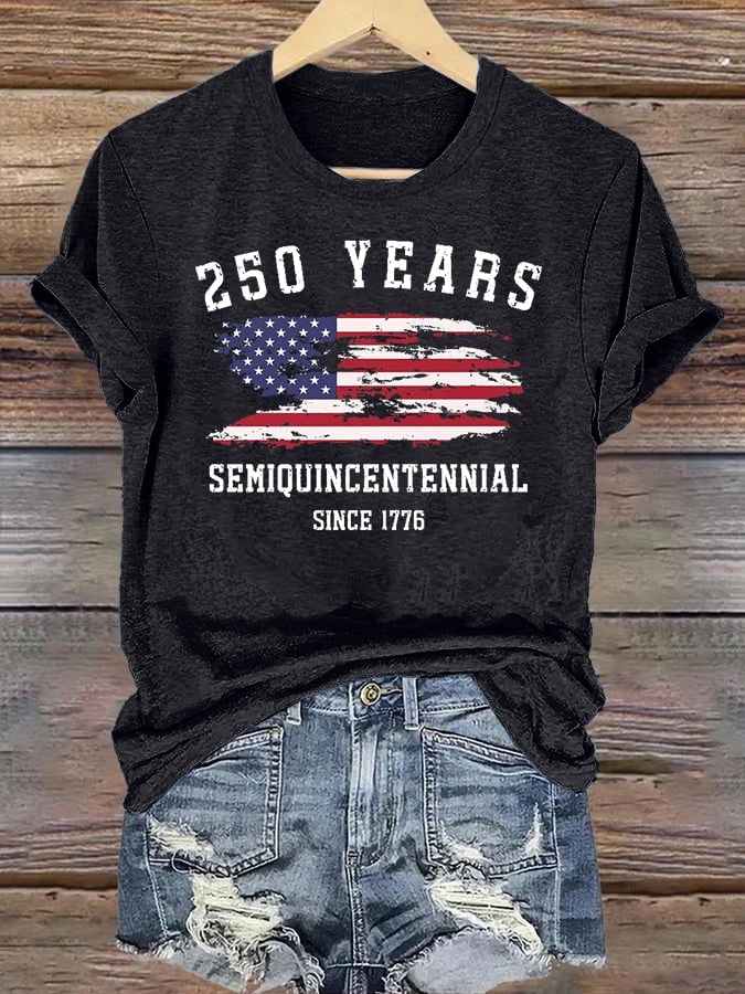 Women's  250 Years Semiquincentennial Since 1776 T-Shirt