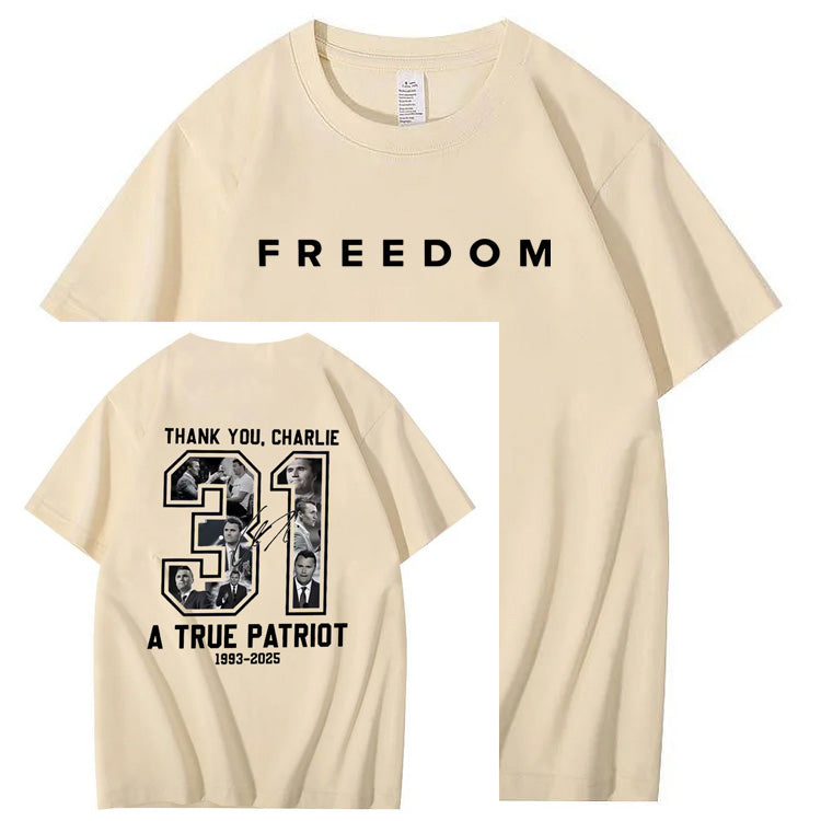A Ture Patriot   Pattern100% Cotton T-Shirt