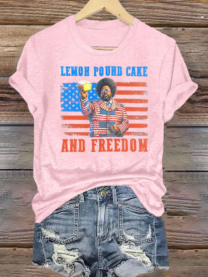 Women's   Lemon Pound Cake  Printed T-Shirt