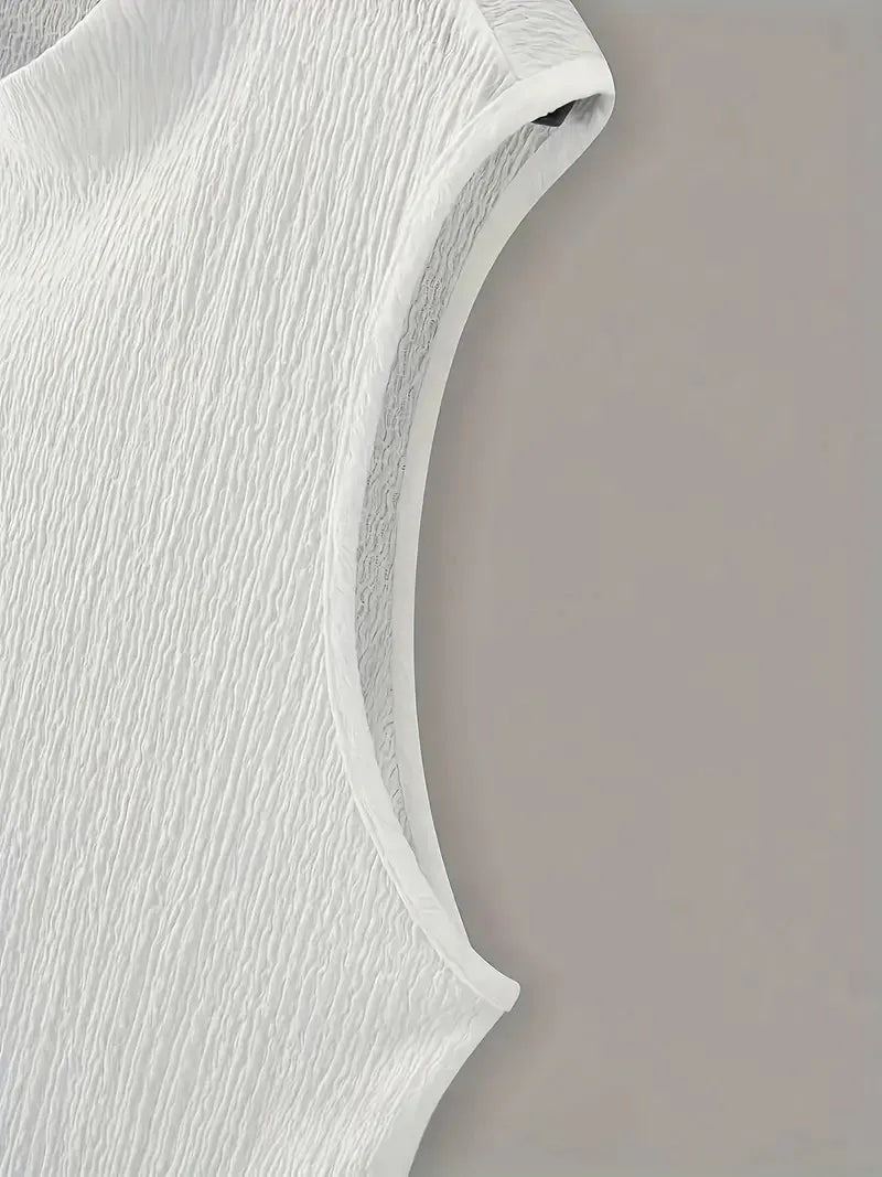 Men's Basic, Comfortable, Breathable, and Cooling Cotton-Linen Tank Top