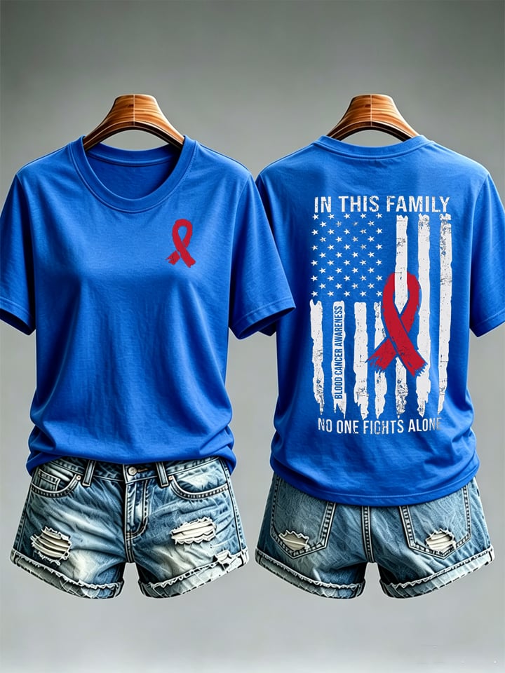 Women's Blood Cancer Awareness Shirt