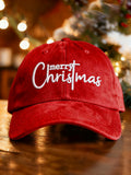 Unisex Washed Cotton Christmas Print Hat