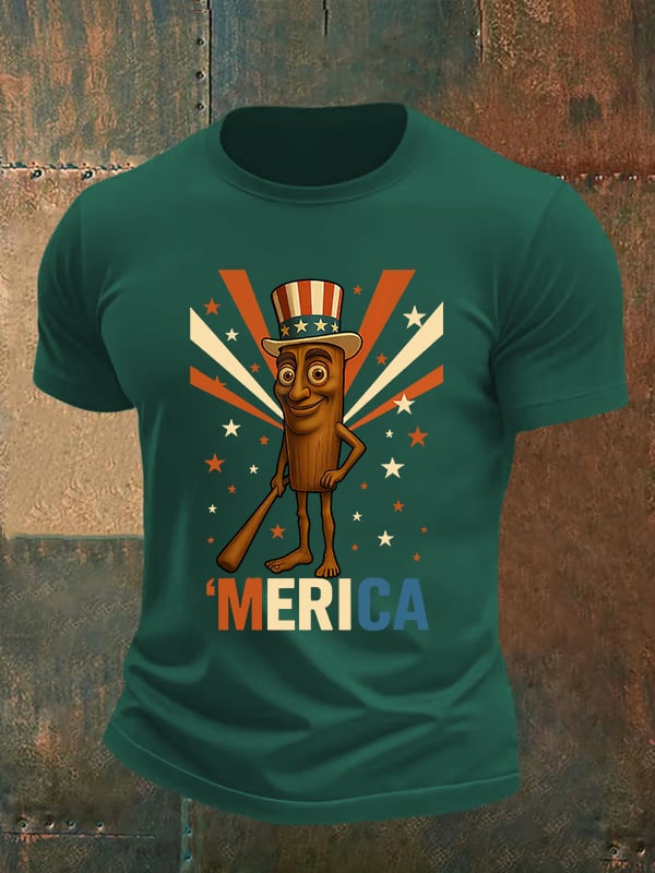 Men's MERICA Print T-Shirt