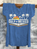 Women's Gulf Of Mexico Print T-Shirt