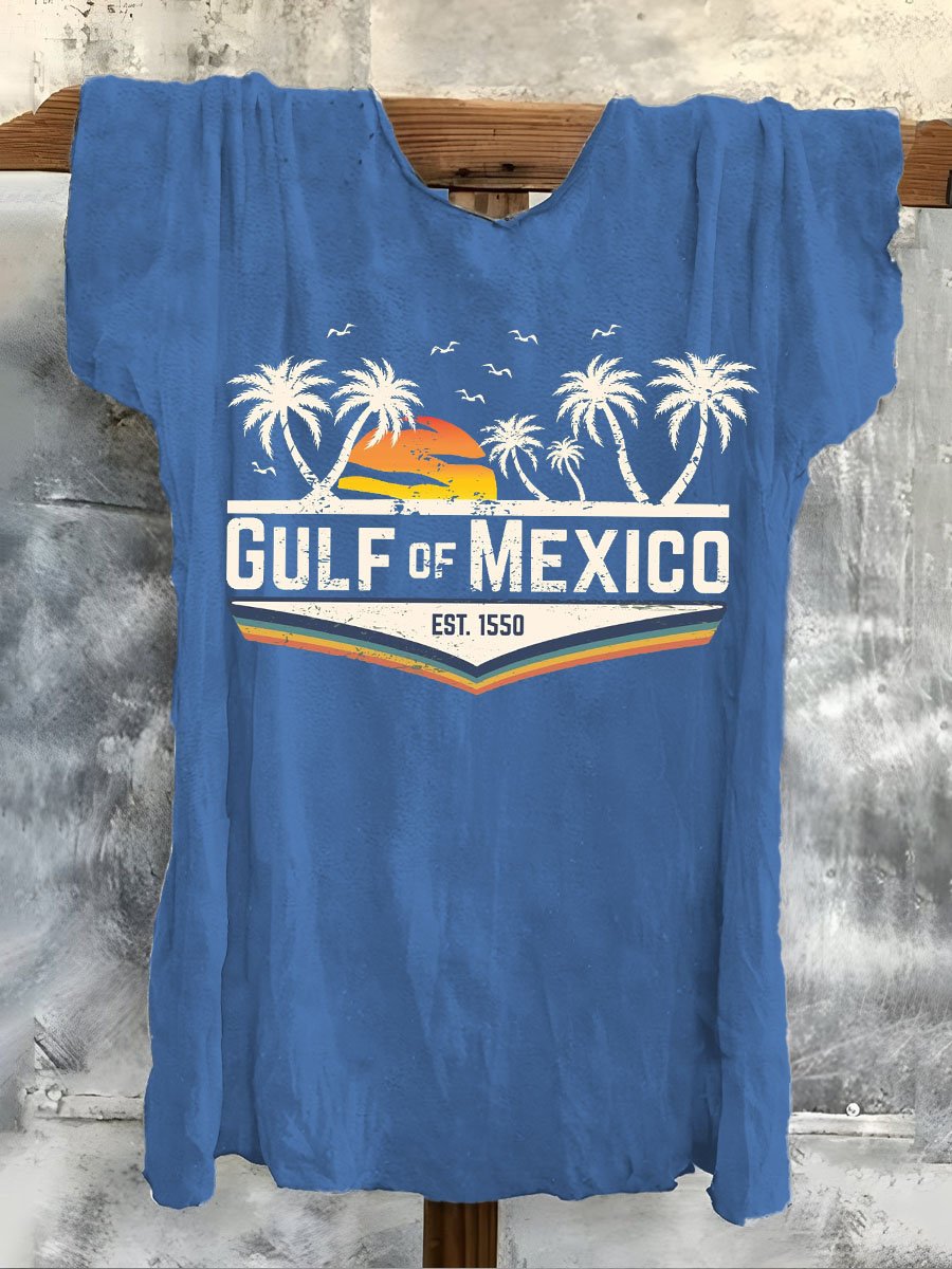 Women's Gulf Of Mexico Print T-Shirt