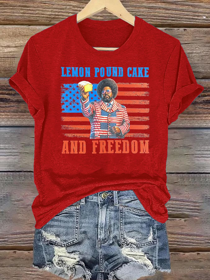 Women's   Lemon Pound Cake  Printed T-Shirt