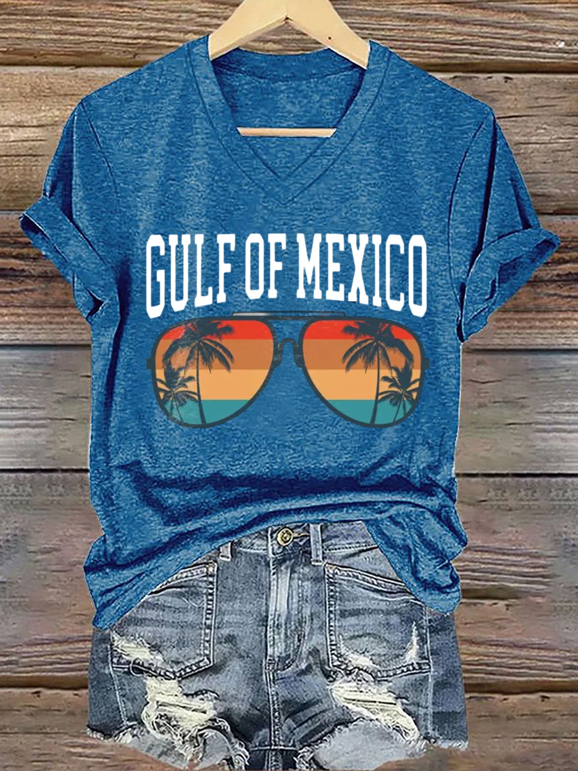 Women's Gulf of Mexico Printed Short-Sleeved T-Shirt