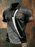 Men's Printed Polo Shirt for USA 250th Anniversary