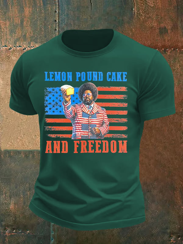 Men's Lemon Pound Cake  Printed T-Shirt