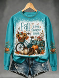 Women's Autumn Printed Sweatshirt