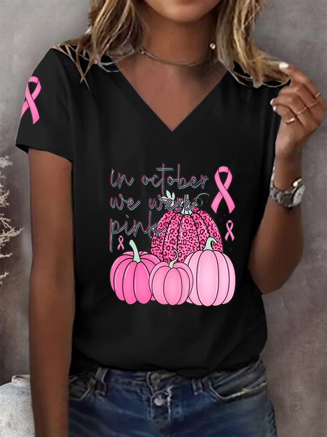 Women's In October we Wear Pink T-Shirt