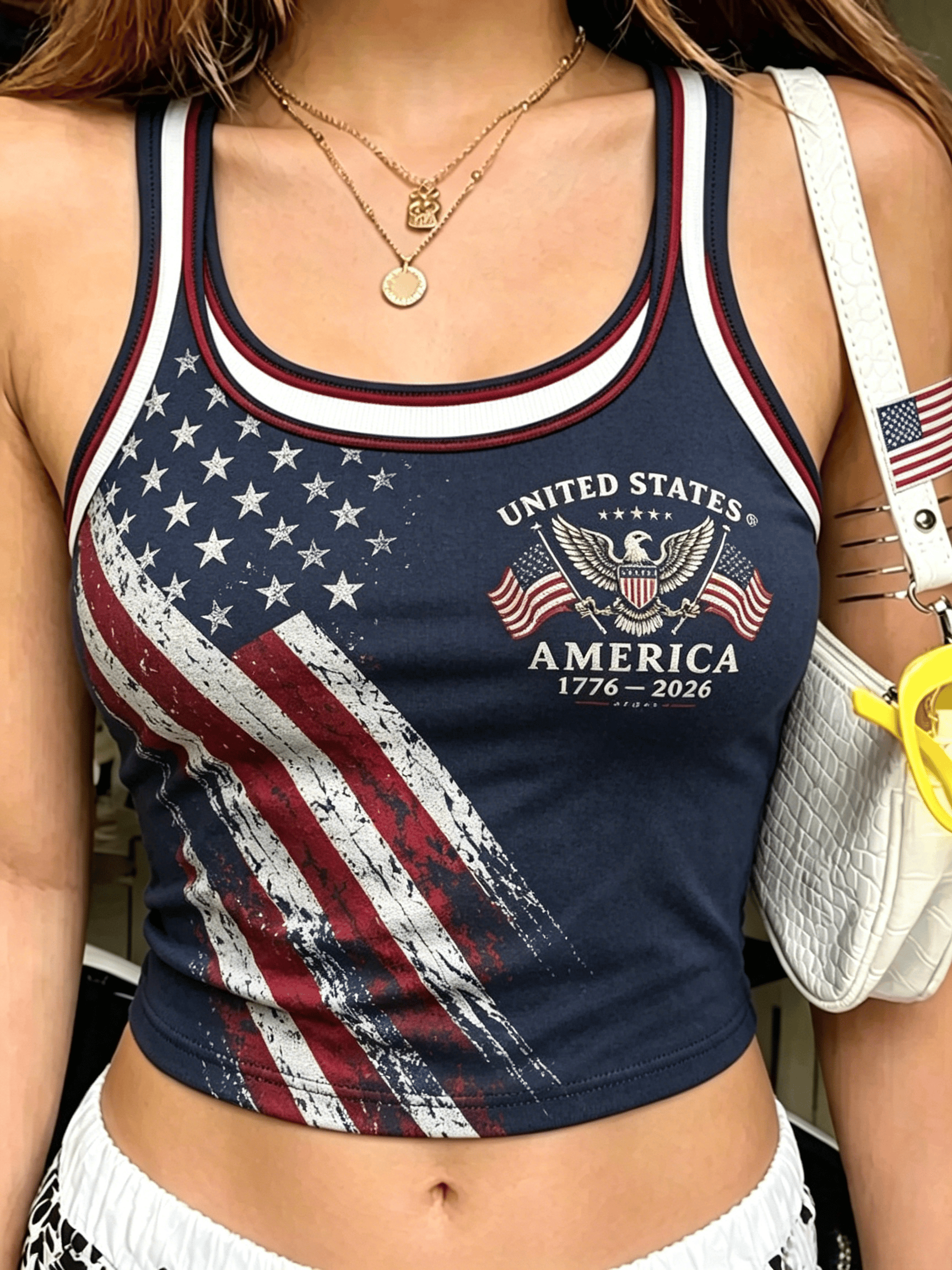 Women’s USA 250th Anniversary Freedom Graphic Tank Top