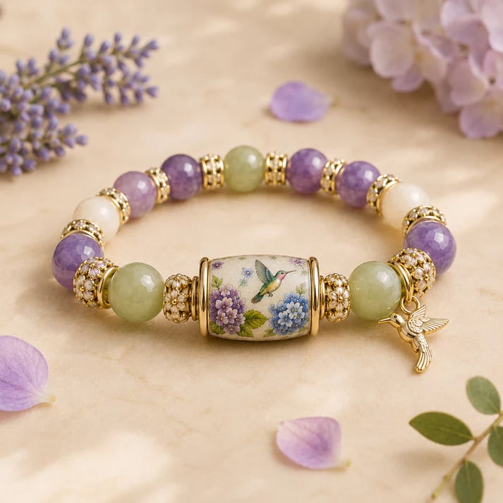 💜 Hummingbird Garden Faith Bracelet 🌸 | 2026 Limited Edition Bracelet