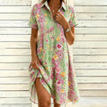 Women's Floral Ethnic Print Vacation Casual Dress