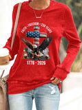 Women's 250th Anniversary Print Long Sleeve Sweatshirt