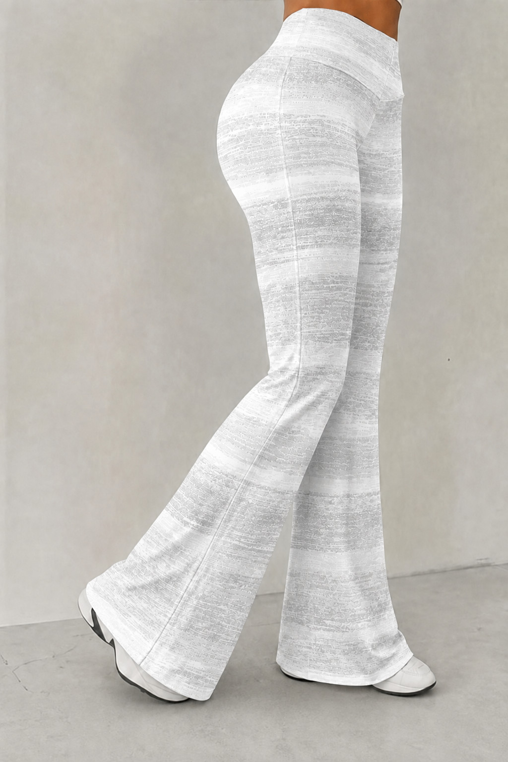 Women'S Breast Cancer Awareness Publicity Printed Casual Trousers