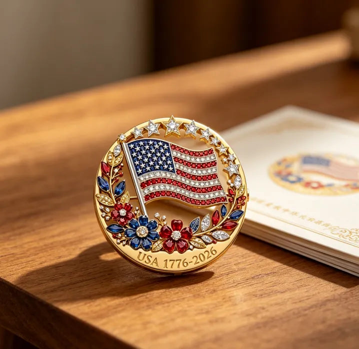 Commemorative Liberty Bow Pin