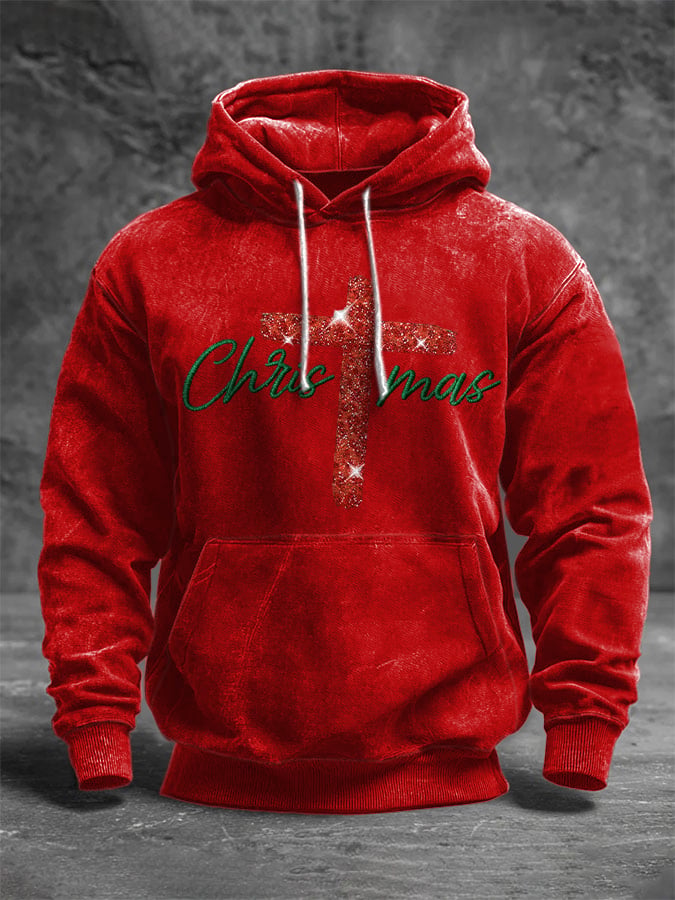 Men's Merry Christmas Printed Sweatshirt