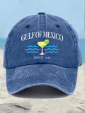 Unisex Gulf Of Mexico Print Hat