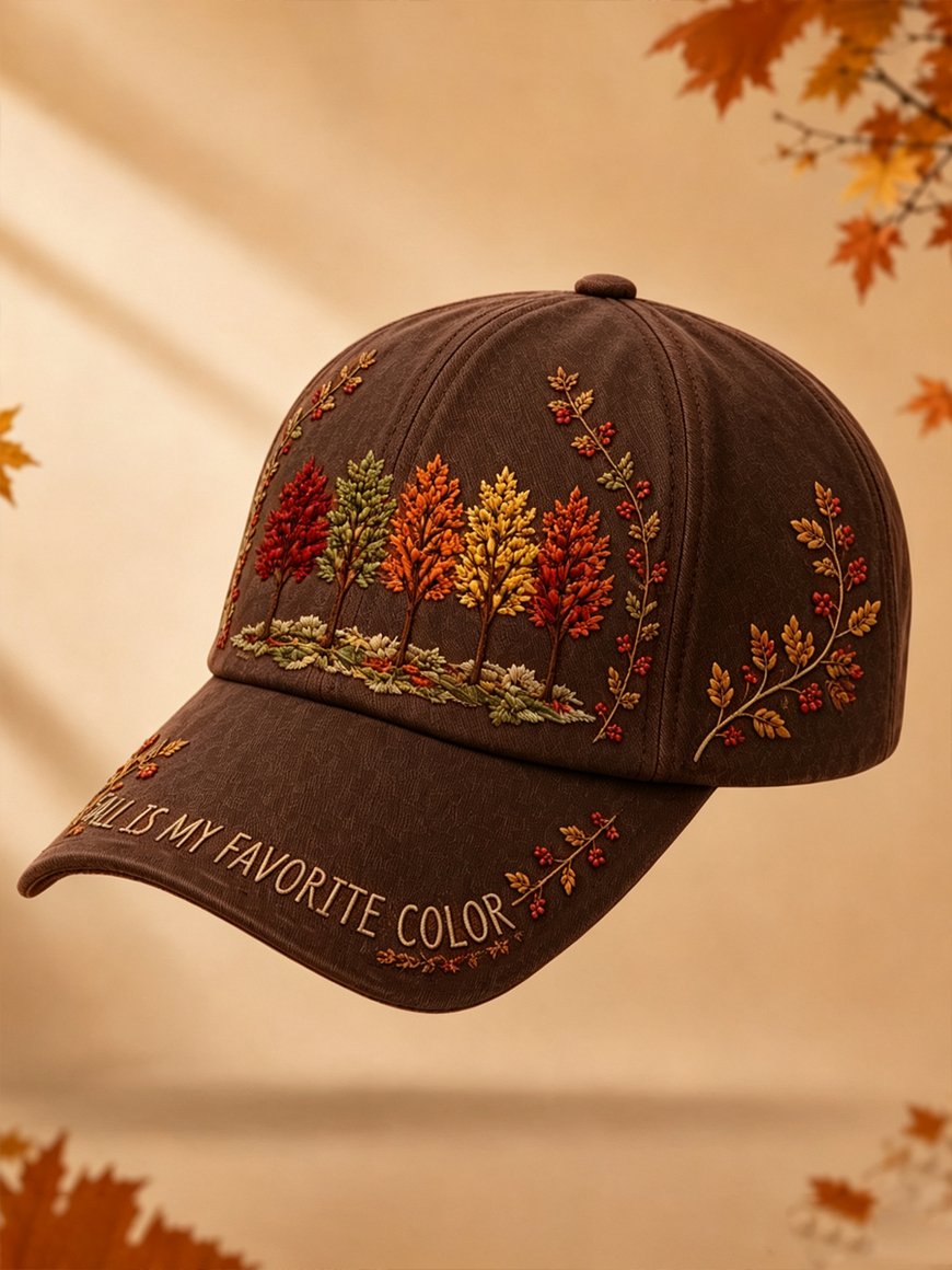 Women's Fall Fun Casual Printed Hat