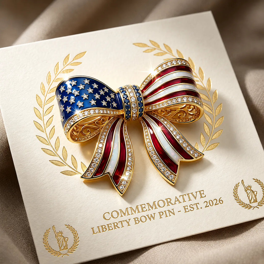 Commemorative Liberty Bow Pin