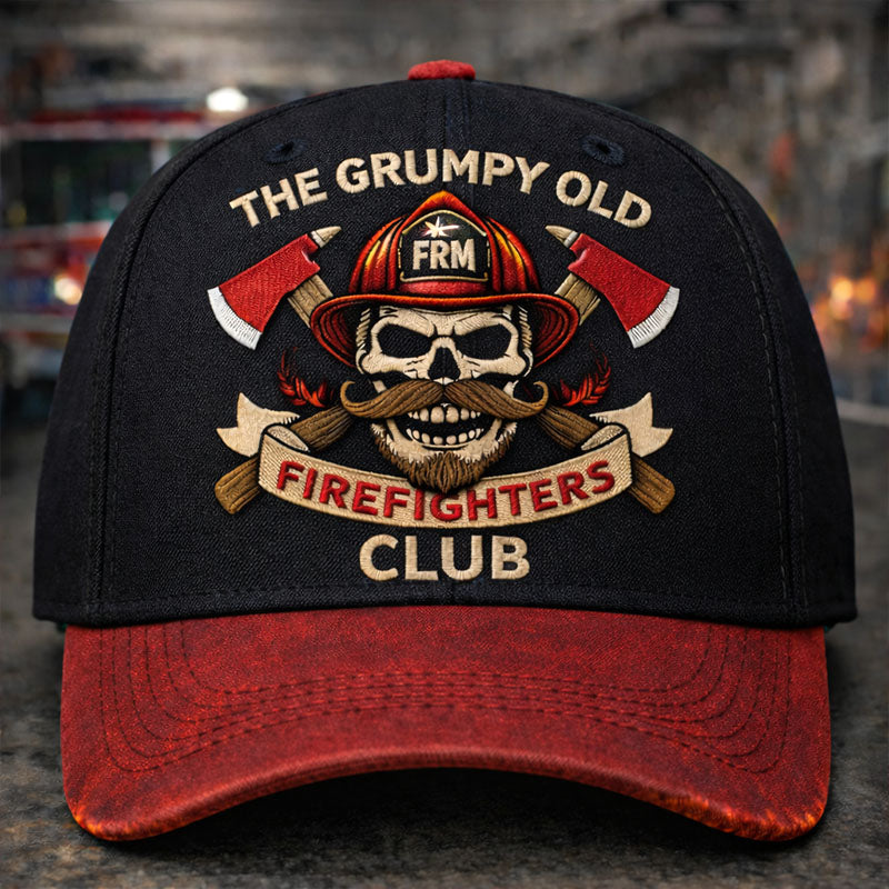 United States Firefighters Art Printed Casual Hat