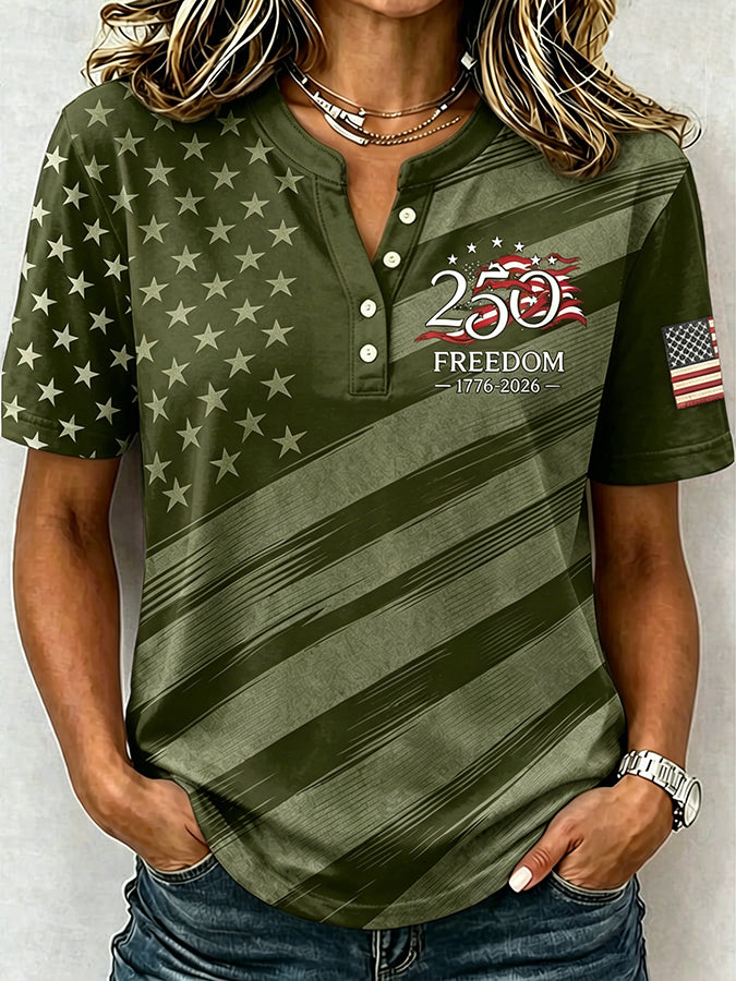 Women's 250th Anniversary Printed T-shirt