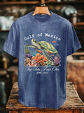 Men's Gulf Of Mexico Printed Round Neck T-Shirt