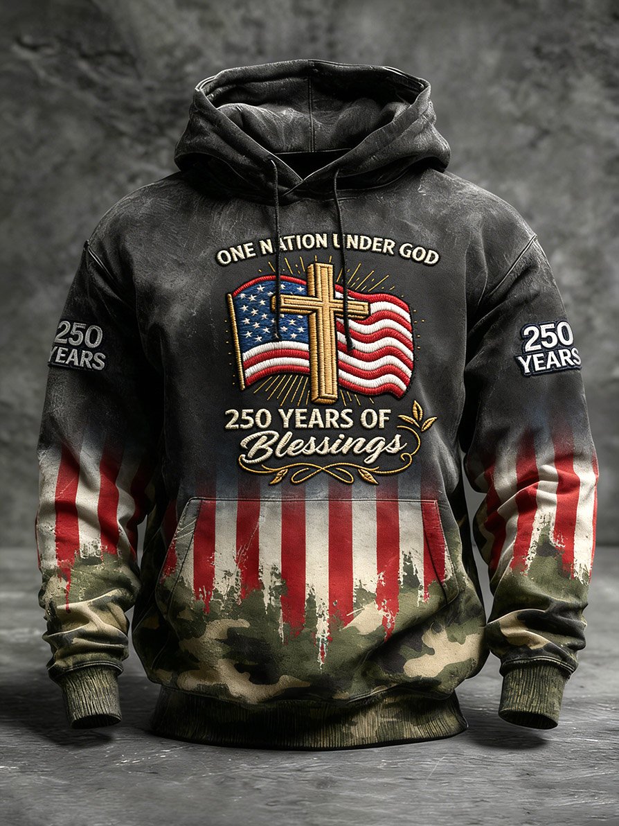 Men's 250th Anniversary of the Founding of the United States Hoodie