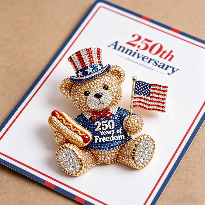 US 250th Anniversary Commemorative Brooch
