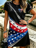 Women's Casual 250th Anniversary Commemorative Print Dress