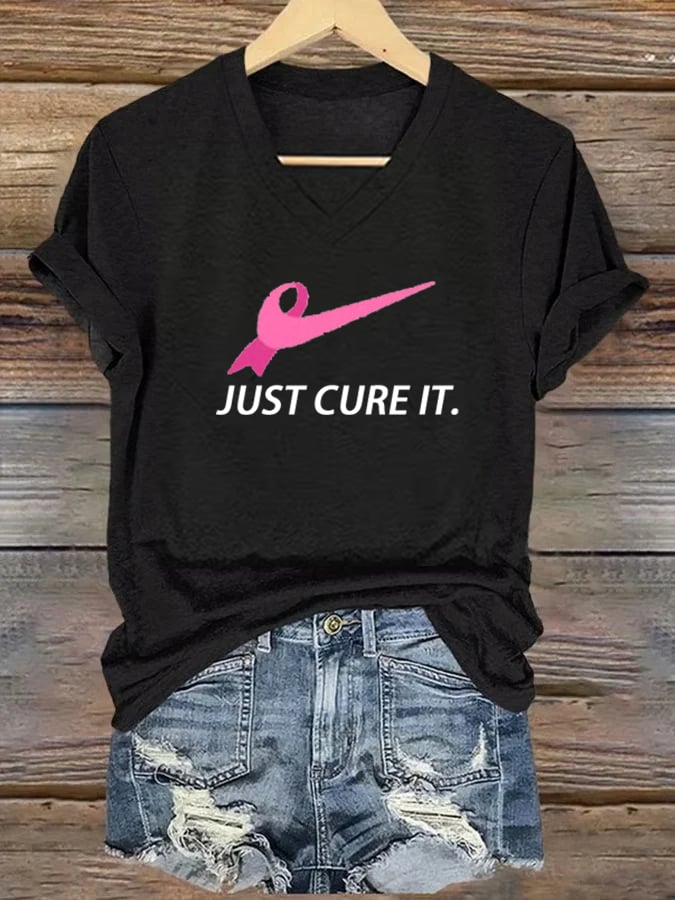 Women's  JUST CURE IT Print T-Shirt