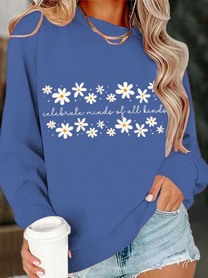 Women's Mental Health Celebrate Minds of All Kinds Sweatshirt