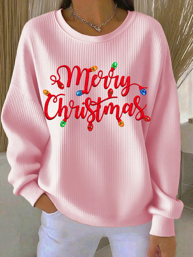 Women's casual Christmas sweatshirt