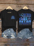Women's Autism V-neck T-shirt