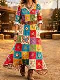 Women's Casual Legendary Singer Commemorative Print Dress