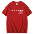 Freedom Pattern100% Cotton T-Shirt