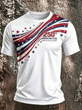 Men's USA 1776-2026 Freedom Printed  Shirt
