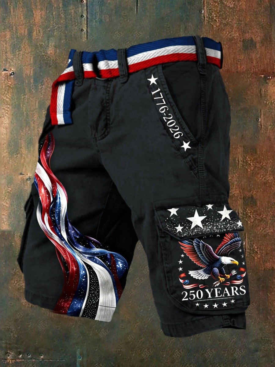 Men's  250th Anniversary Print Shorts