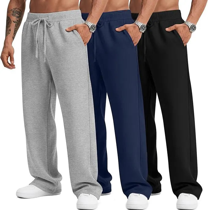 Men's Loose Fitting Casual Pants for Relaxed Fit Oversize Clothing Comfortable Drawstring Lounge