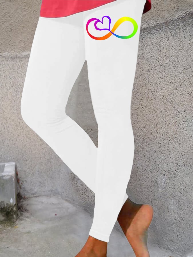Autism Infinity Print Leggings