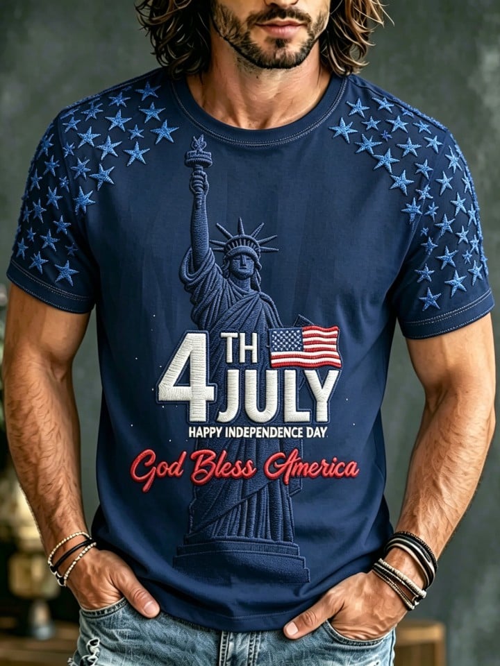 Men's USA 250th Anniversary Printed T-shirt