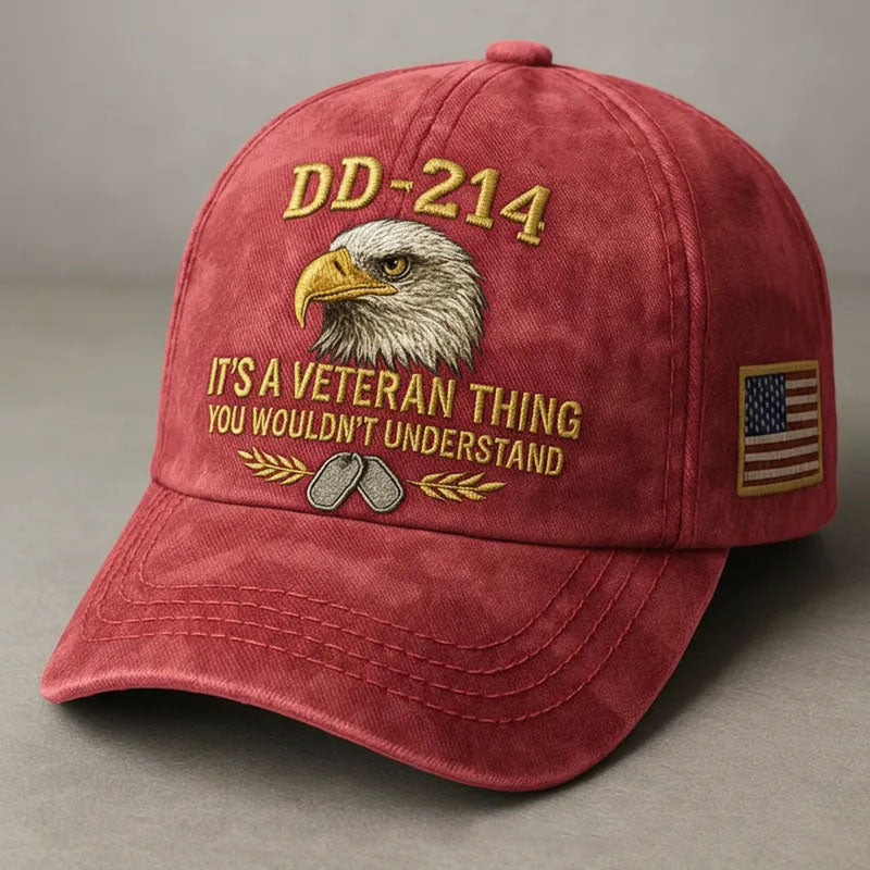 Embroidered DD214 US 250th Anniversary Cap