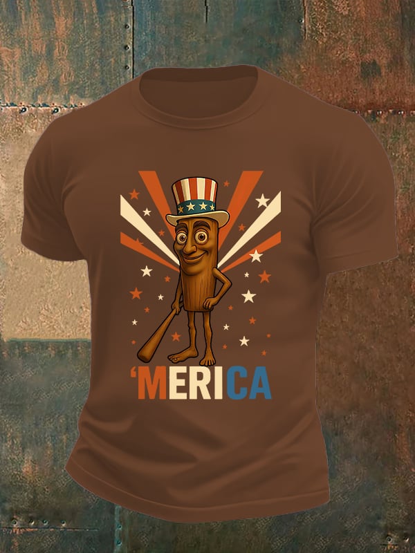 Men's MERICA Print T-Shirt