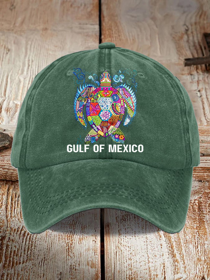 Unisex Gulf Of Mexico Print Hat