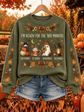 Women's I'm Ready For The 'ber Months Print Crewneck Sweatshirt