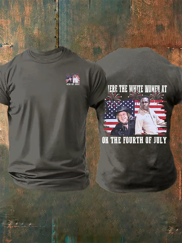 Men's ON THE FOURTH OF JULY Print T-Shirt