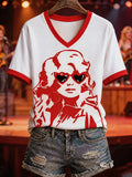 Country Singer Commemorative Printed T-Shirt