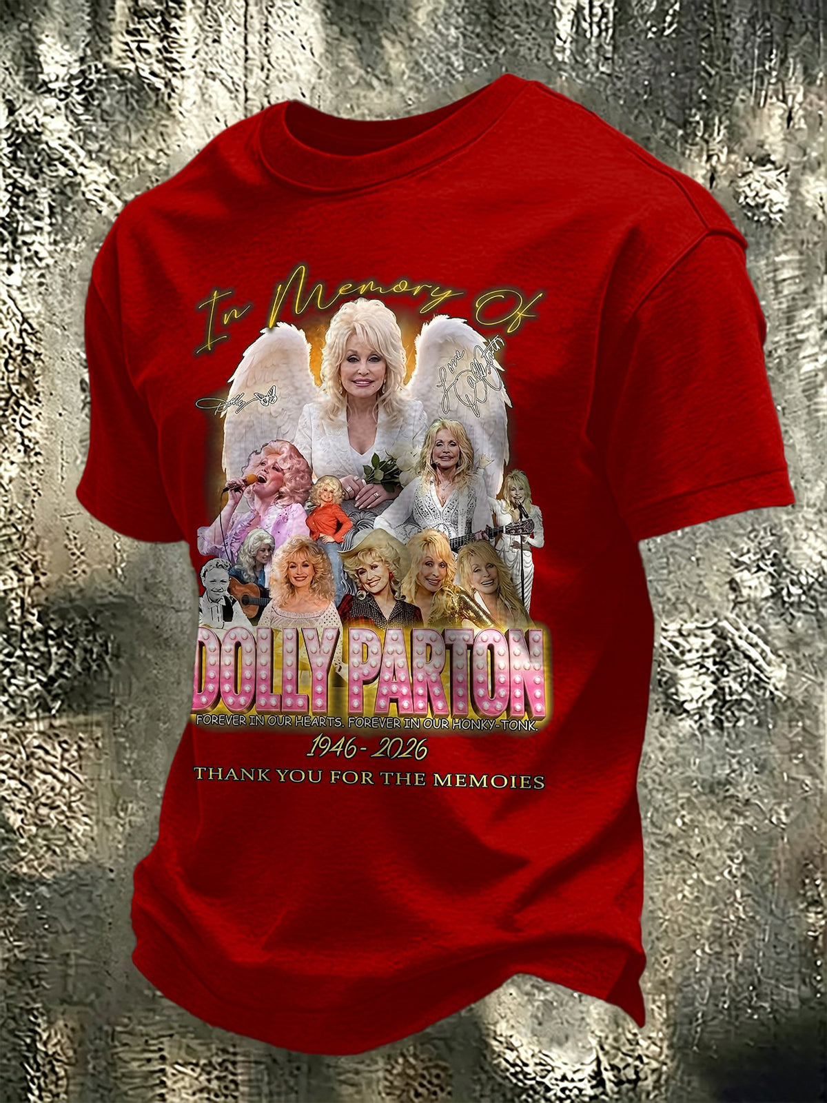 Men's Retro Queen Of Country Print T-Shirt