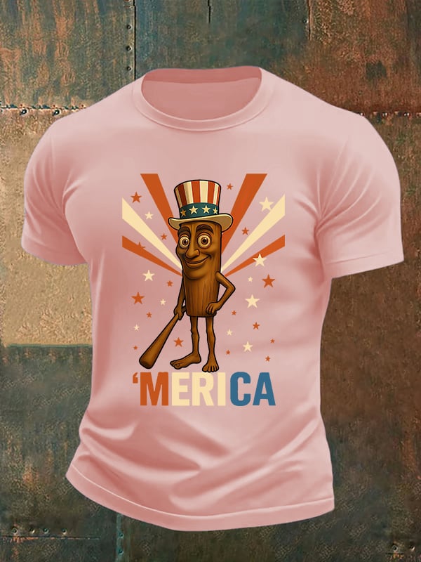 Men's MERICA Print T-Shirt
